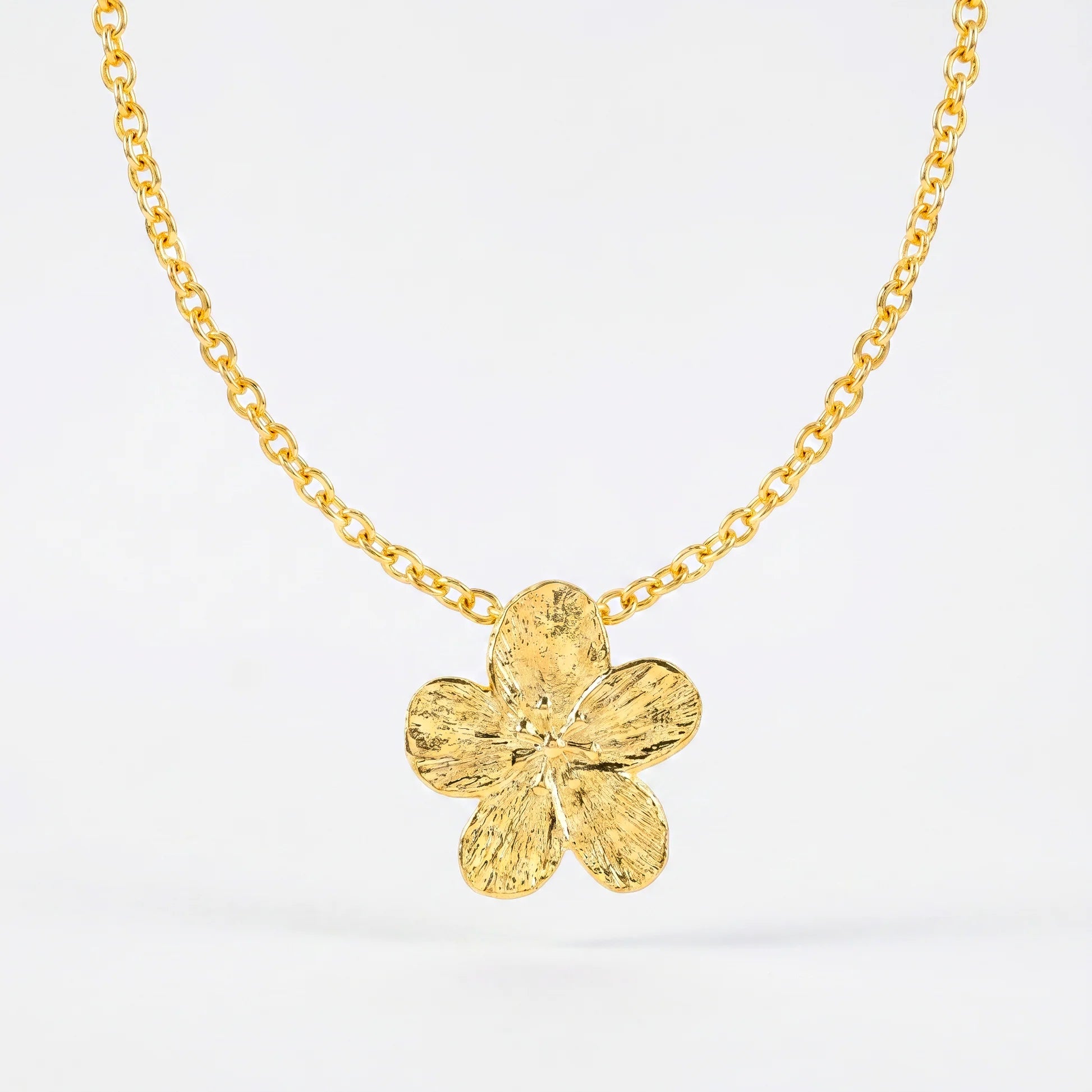AYMI Necklace Anti-Tarnish Golden Flower Set