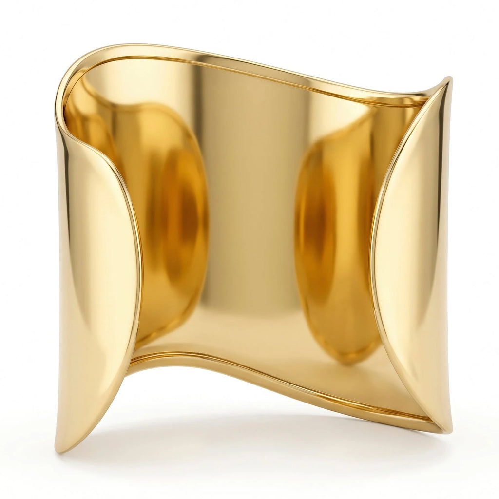 AYMI Bracelet Anti-Tarnish Open Cuff (Adjustable Size)