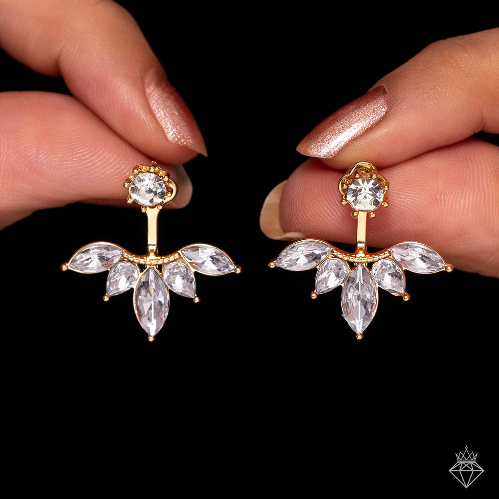 AYMI Earrings Anti-Tarnish Solitaire Designer Drop Studs