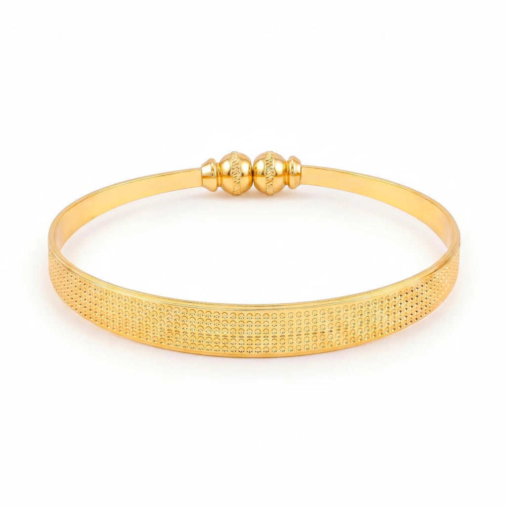 AYMI Bracelet Anti-Tarnish Gold Plated Bangle (Adjustable Size)