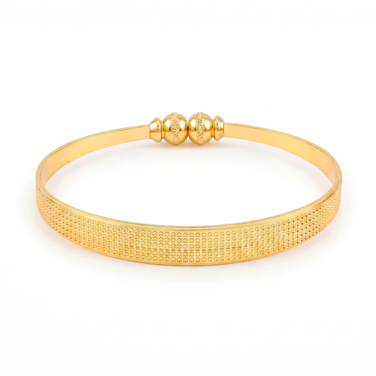 AYMI Bracelet Anti-Tarnish Gold Plated Bangle (Adjustable Size)