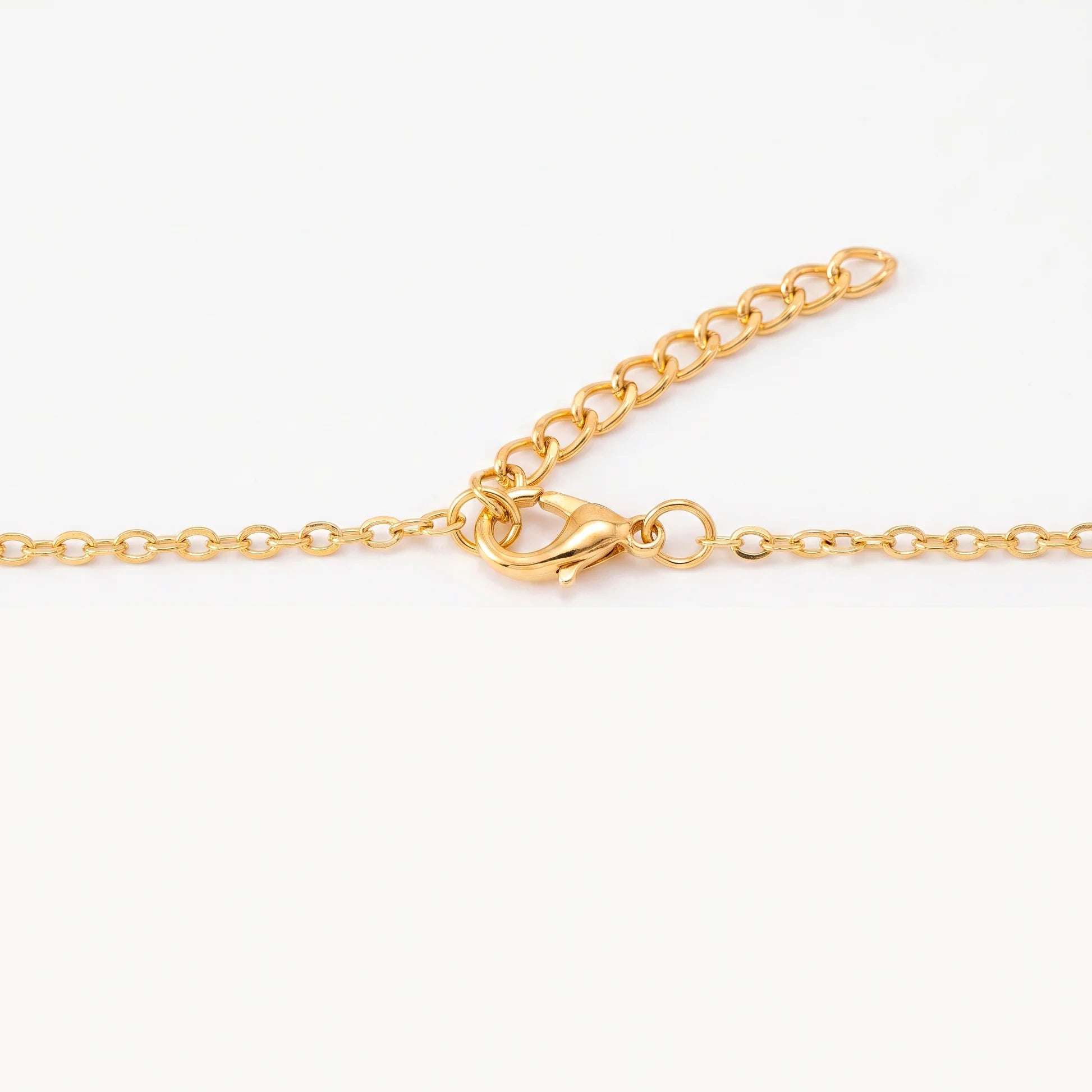 AYMI Necklace Anti-Tarnish Baroque Pearl Bar Chain