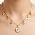 AYMI Necklace Anti-Tarnish Gold Plated Minimalist Set