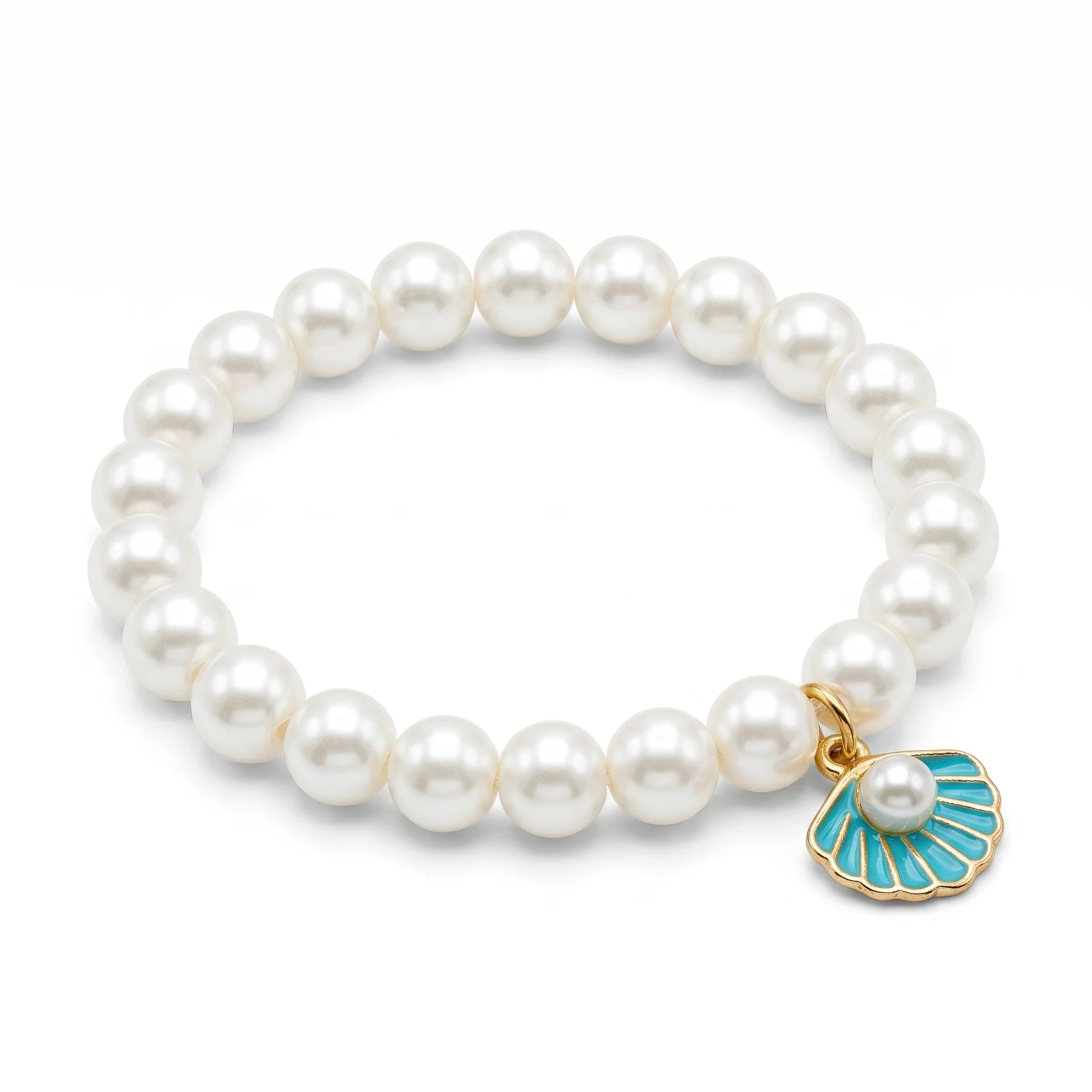 AYMI Bracelet Anti-Tarnish Seashell Pearl (Adjustable Size)