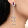 AYMI Oxidized Pearl Drop Anti-Tarnish Tassels