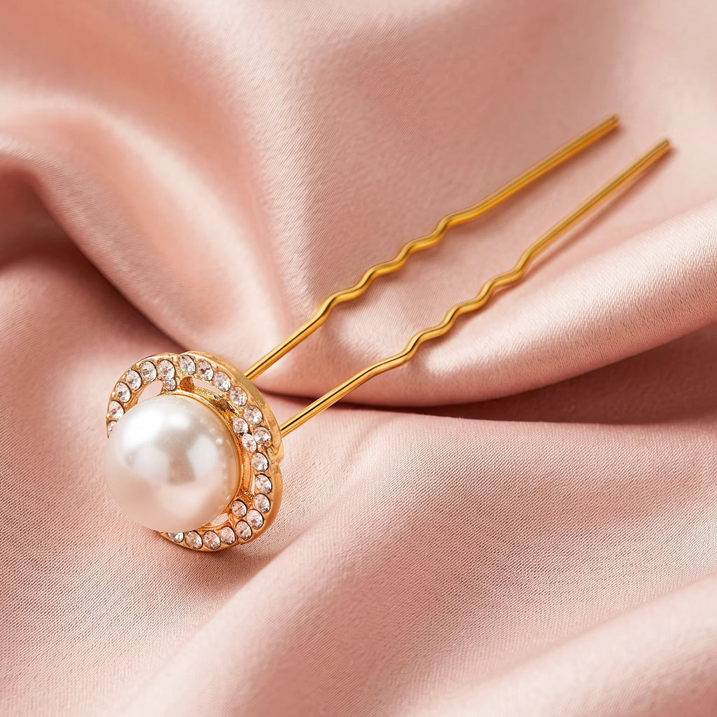 AYMI Bun Pin Anti-Tarnish Pearl
Swirl