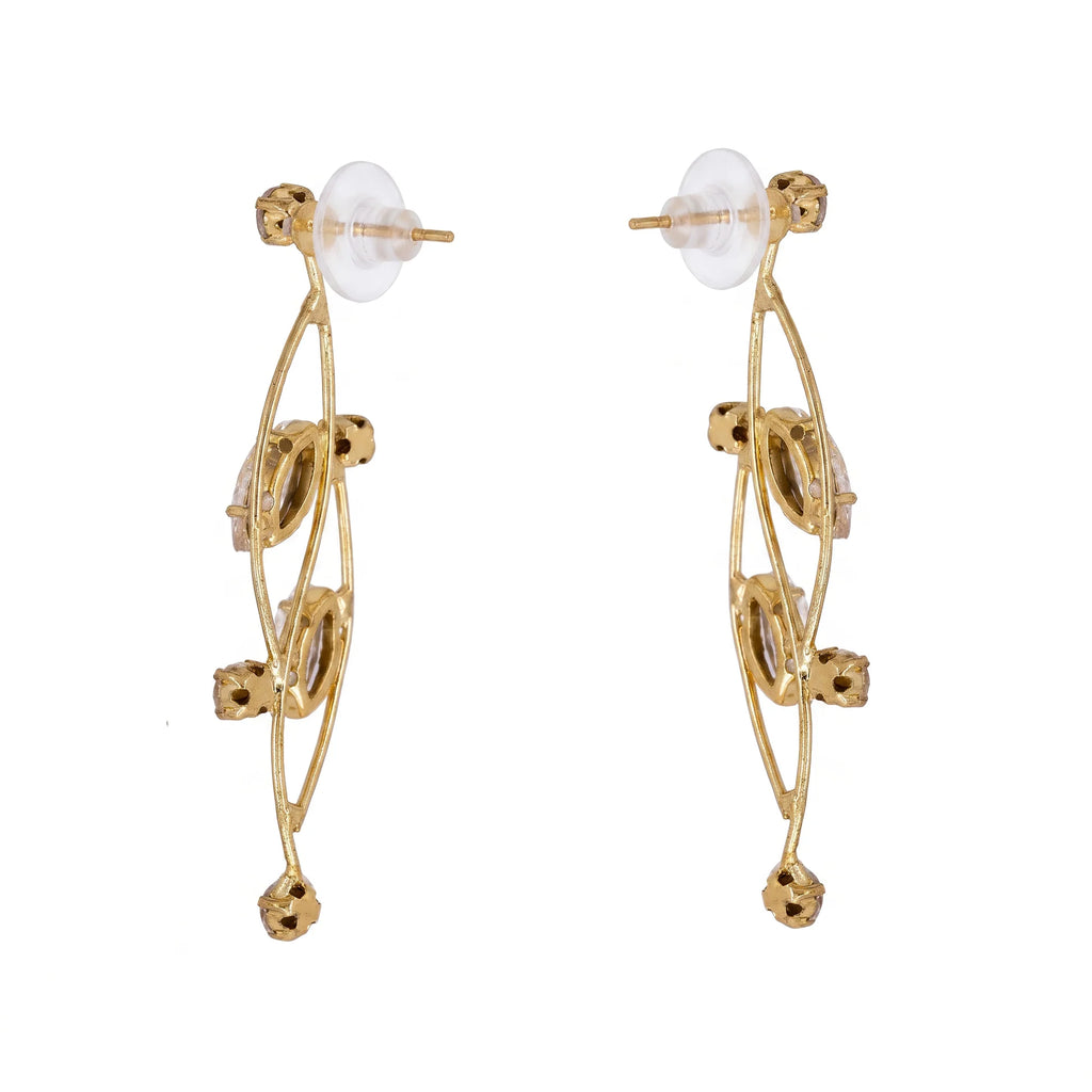 AYMI Earrings Anti-Tarnish Marquise Crystal Dangles