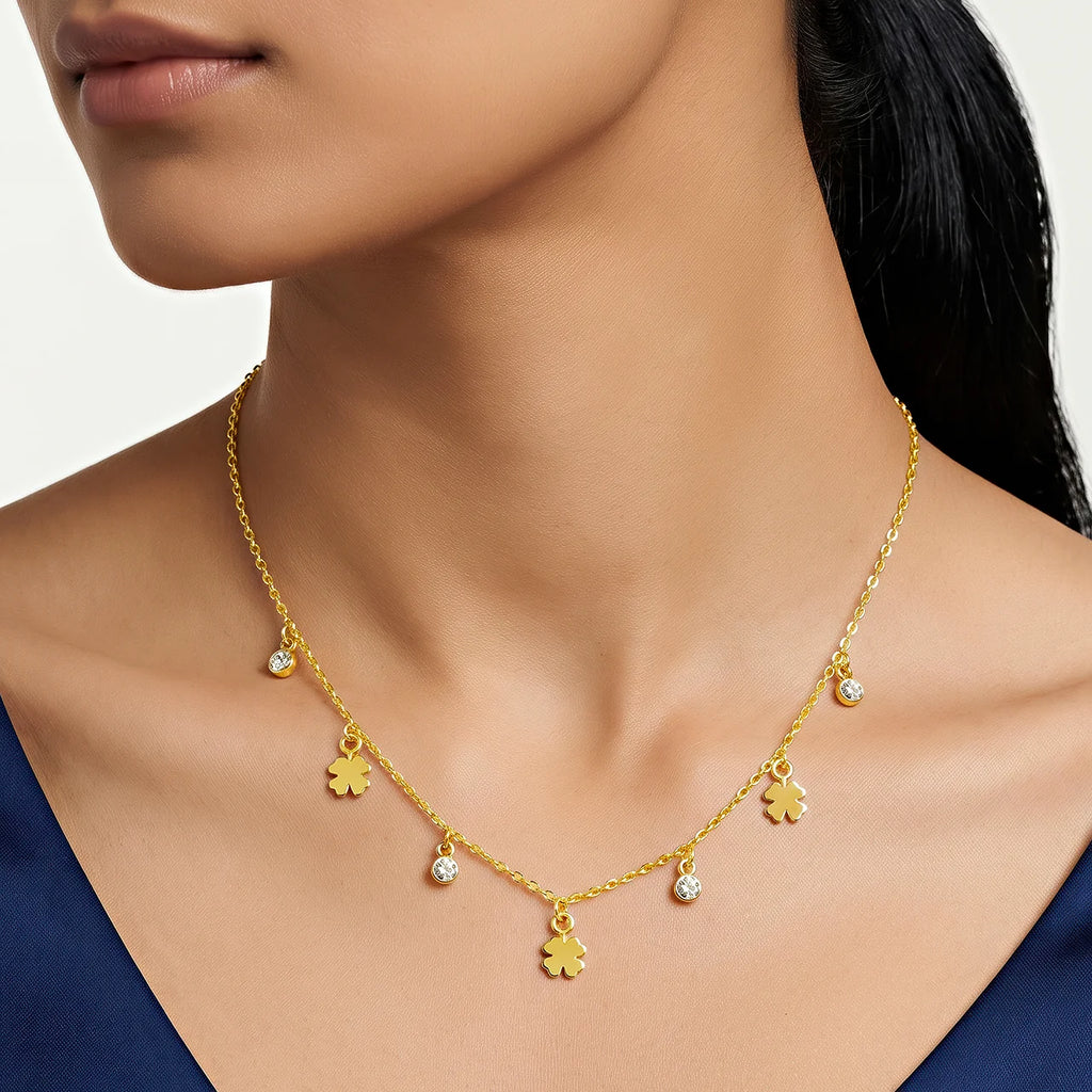 Gold Plated Charms
Necklace Minimalist Design