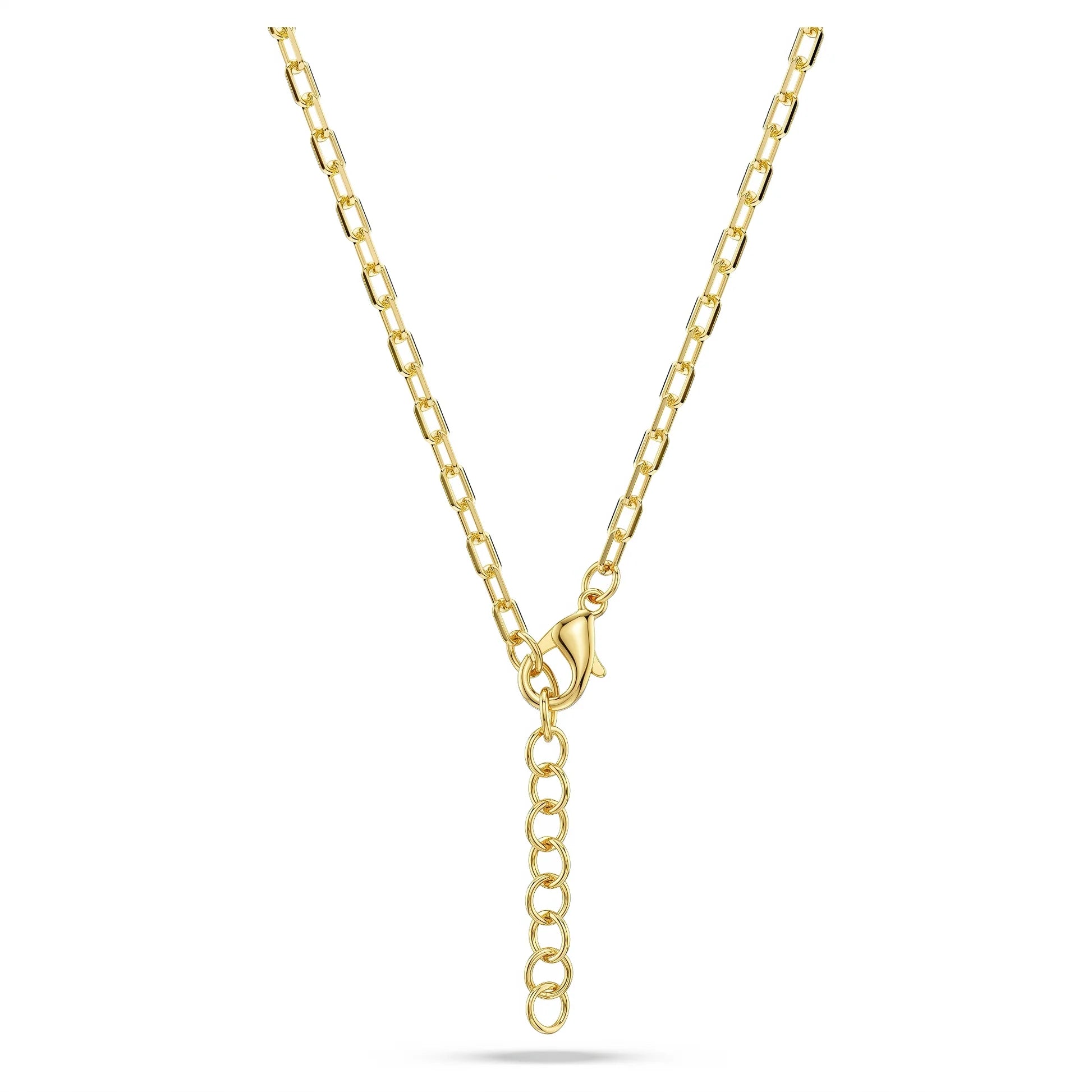 AYMI Necklace Anti-Tarnish Emerald Snake Pendant