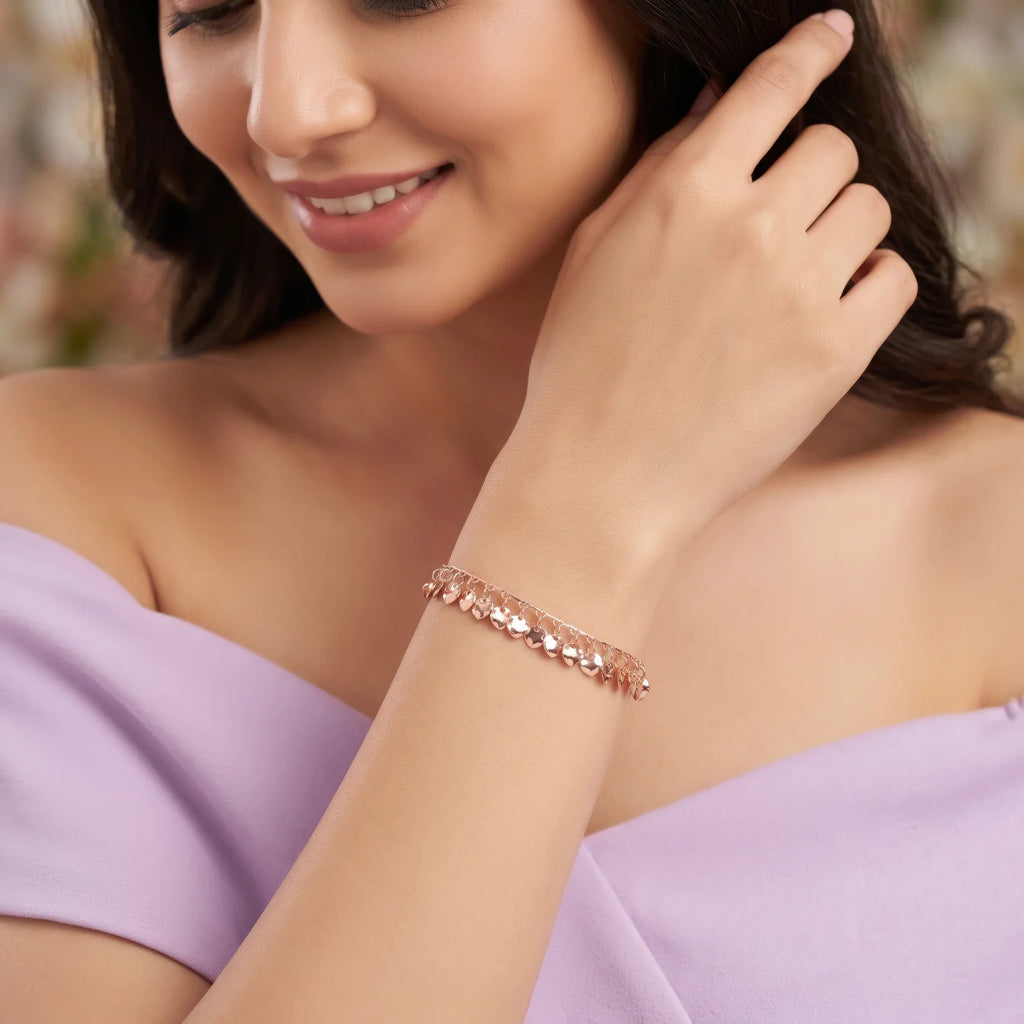 AYMI Bracelet Anti-Tarnish Coin Charm Chain (Adjustable Size)