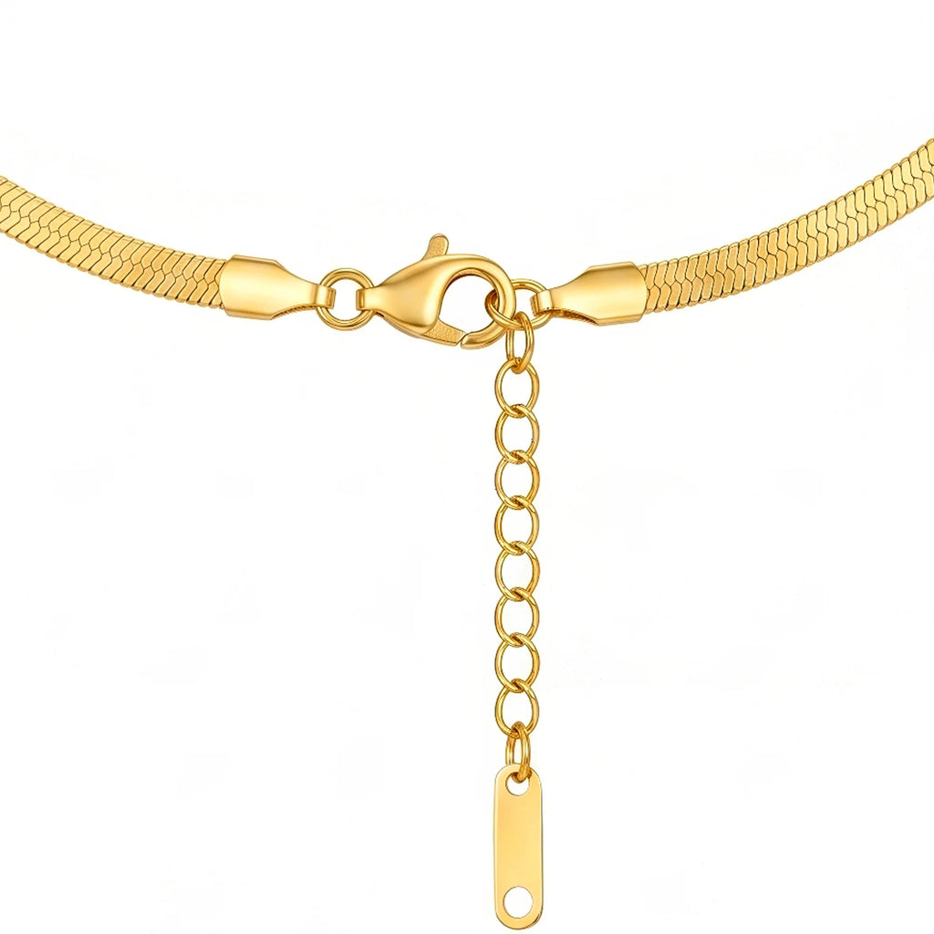 AYMI Necklace Anti-Tarnish Abstract Diamond Pendant