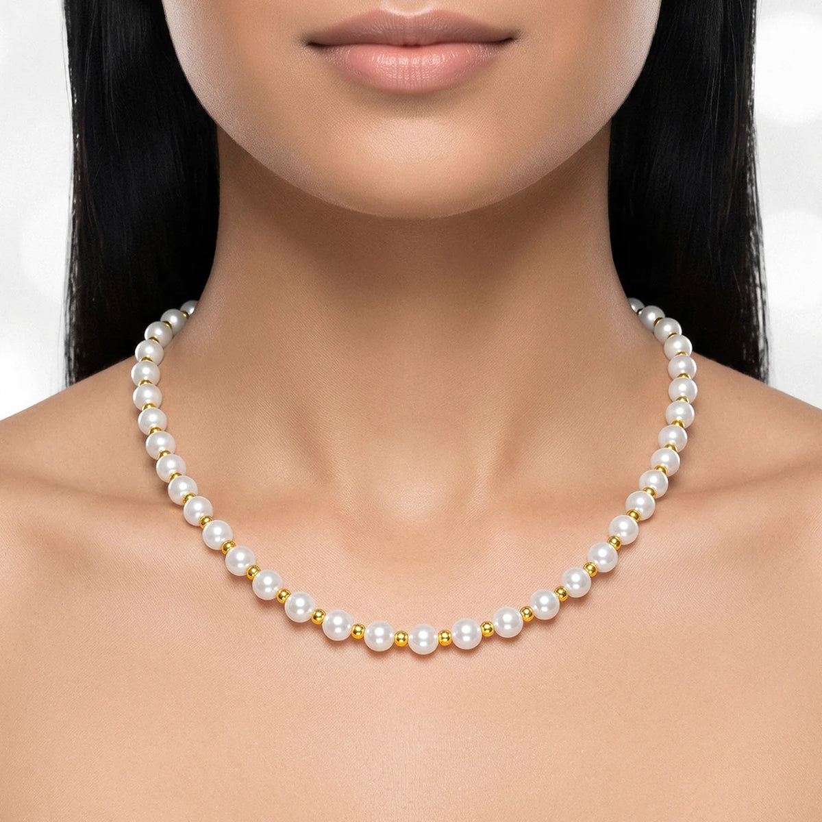 AYMI Necklace Anti-Tarnish Pearl
Spacer Bead