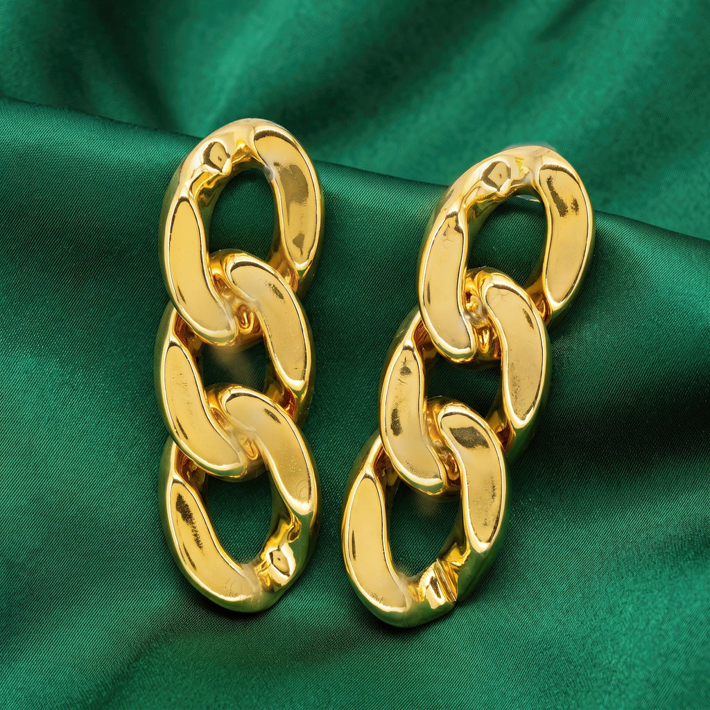 AYMI Earrings Cuban Link Dangles