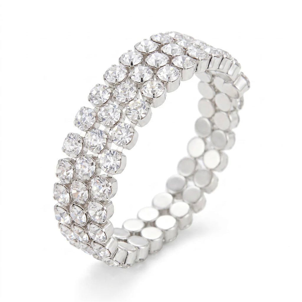 AYMI Bracelet Anti-Tarnish Spiral
American Diamonds (Adjustable
Size)
