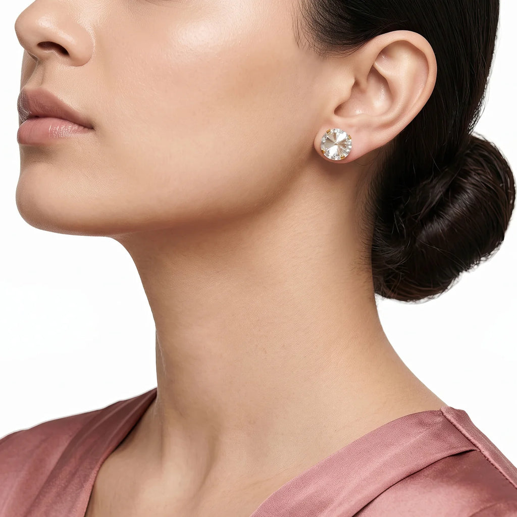AYMI Earrings Anti-Tarnish Round
American Diamond Studs
