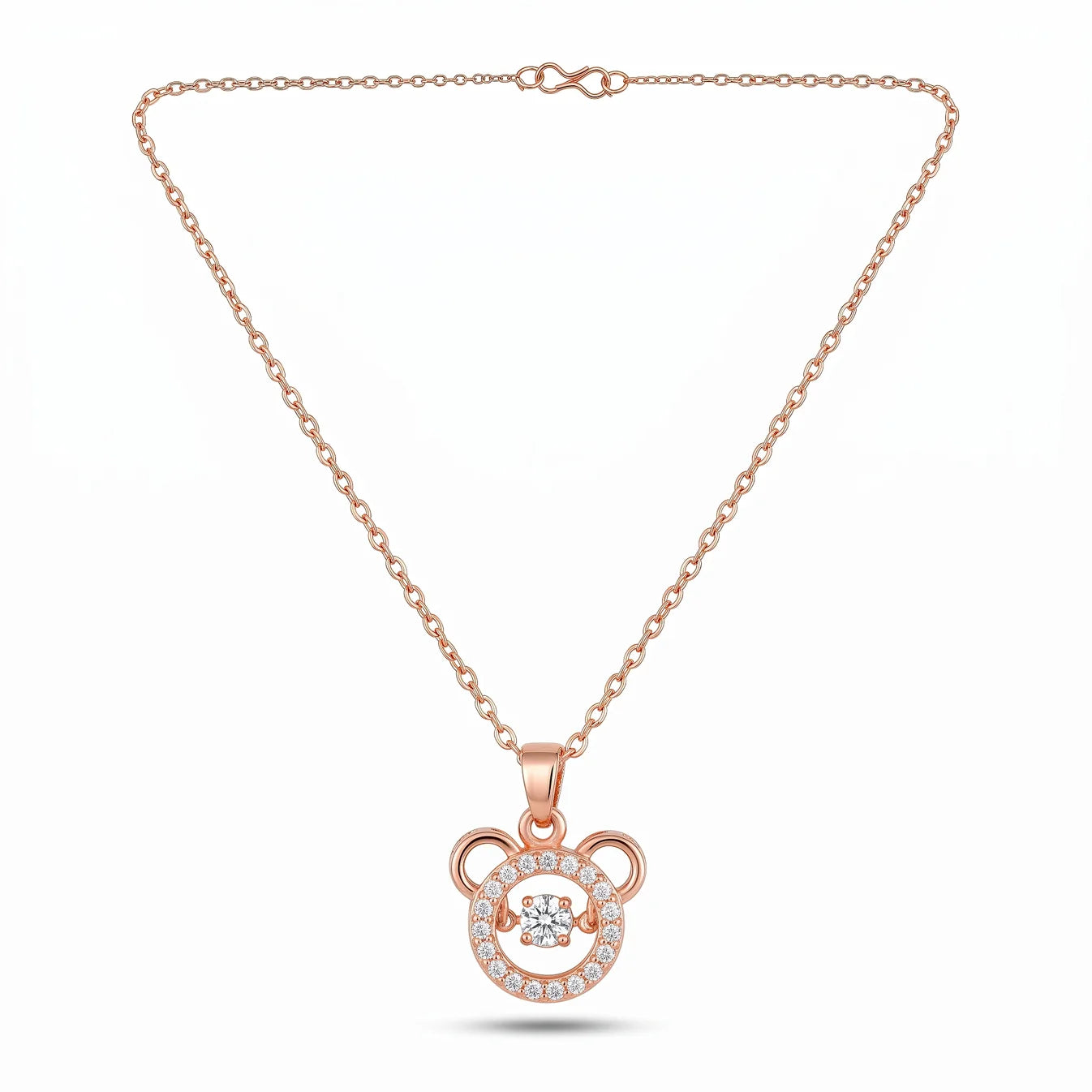 AYMI Necklace Anti-Tarnish Mickey Crystal Pendant