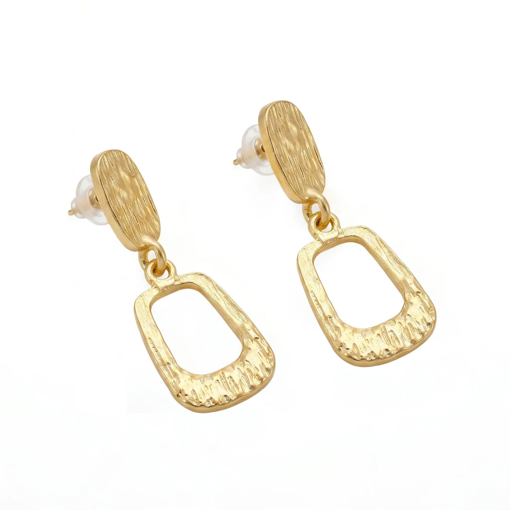 AYMI Earrings Anti-Tarnish Black Geometric Dangles