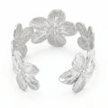 AYMI Bracelet Anti-Tarnish Silver Lily Flower (Adjustable Size)