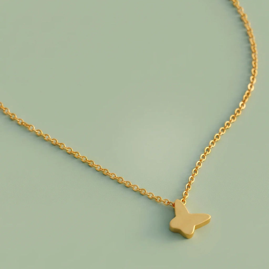 AYMI Necklace Anti-Tarnish Butterfly Chain
