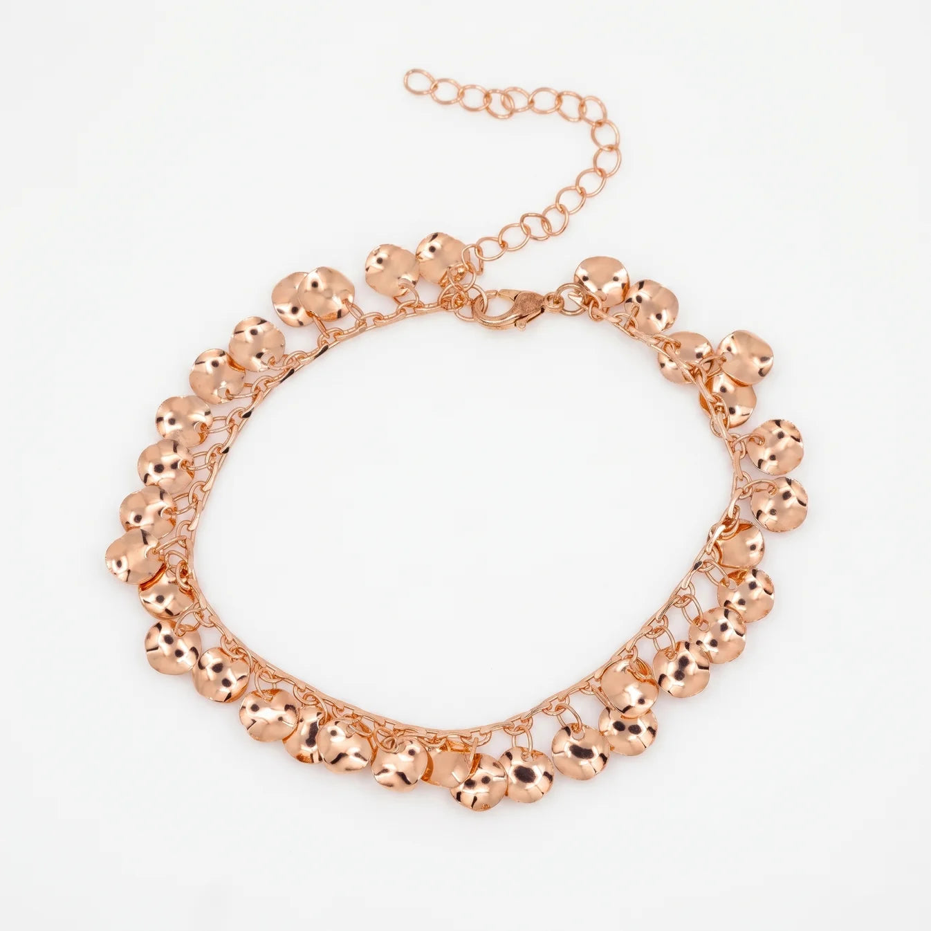 AYMI Bracelet Anti-Tarnish Coin Charm Chain (Adjustable Size)
