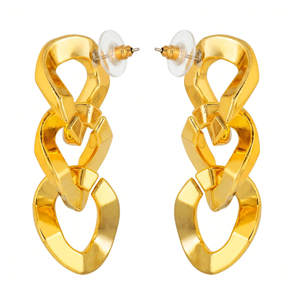 AYMI Earrings Cuban Link Dangles