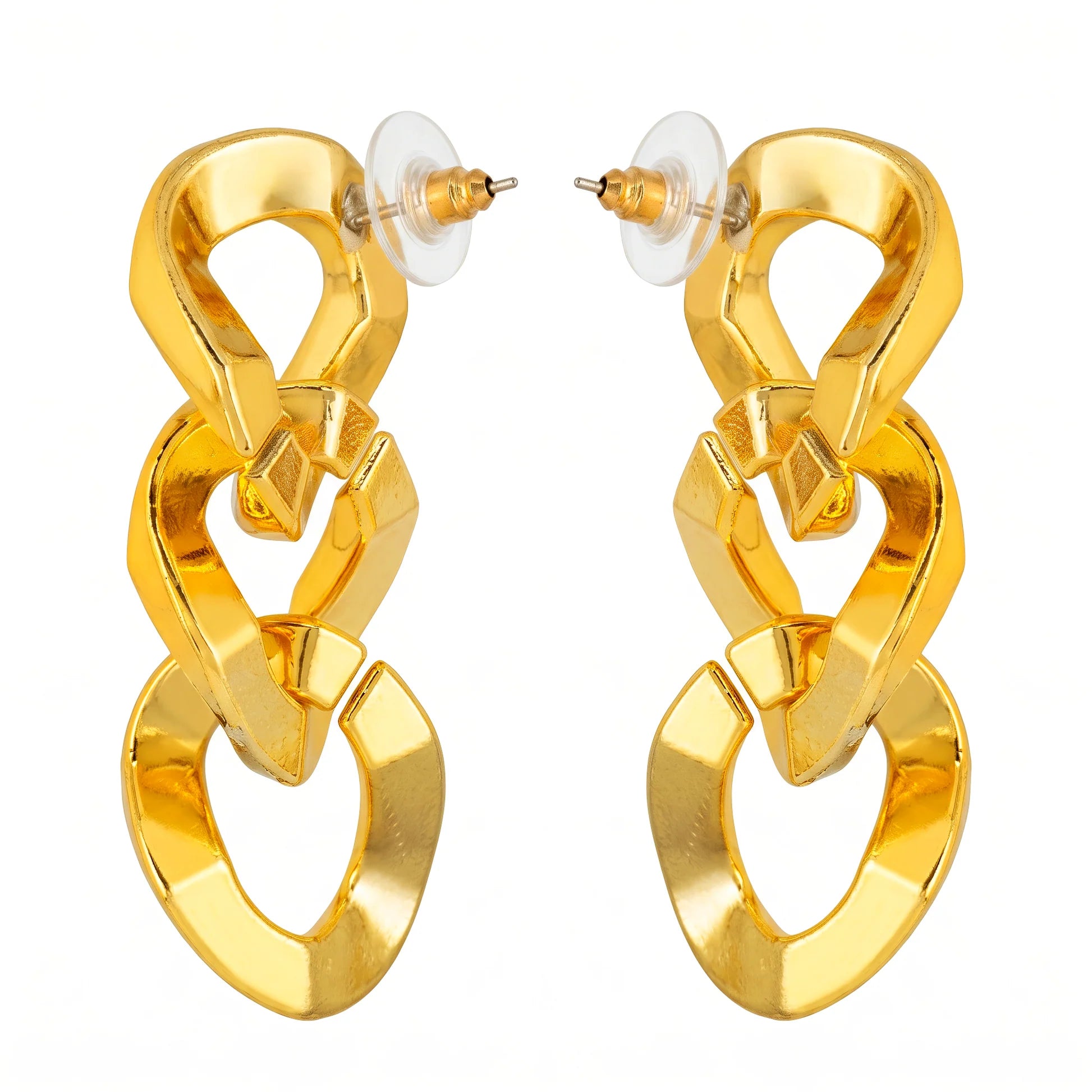 AYMI Earrings Cuban Link Dangles
