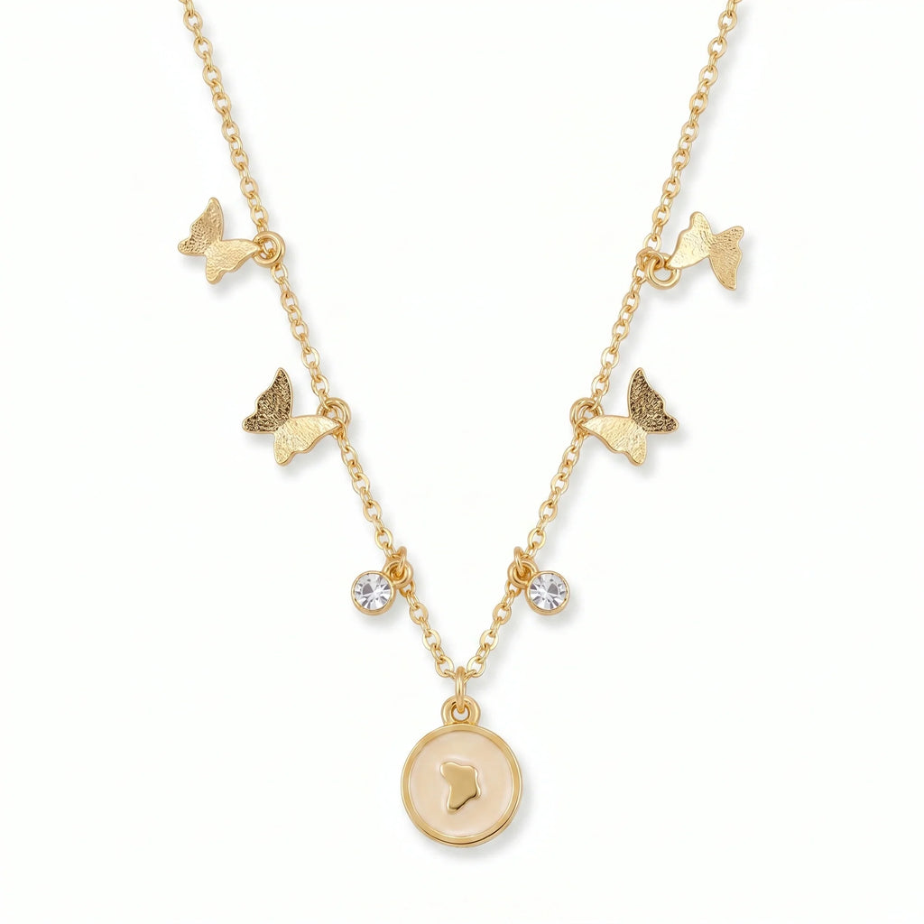 AYMI Necklace Anti-Tarnish Gold Plated Minimalist Set