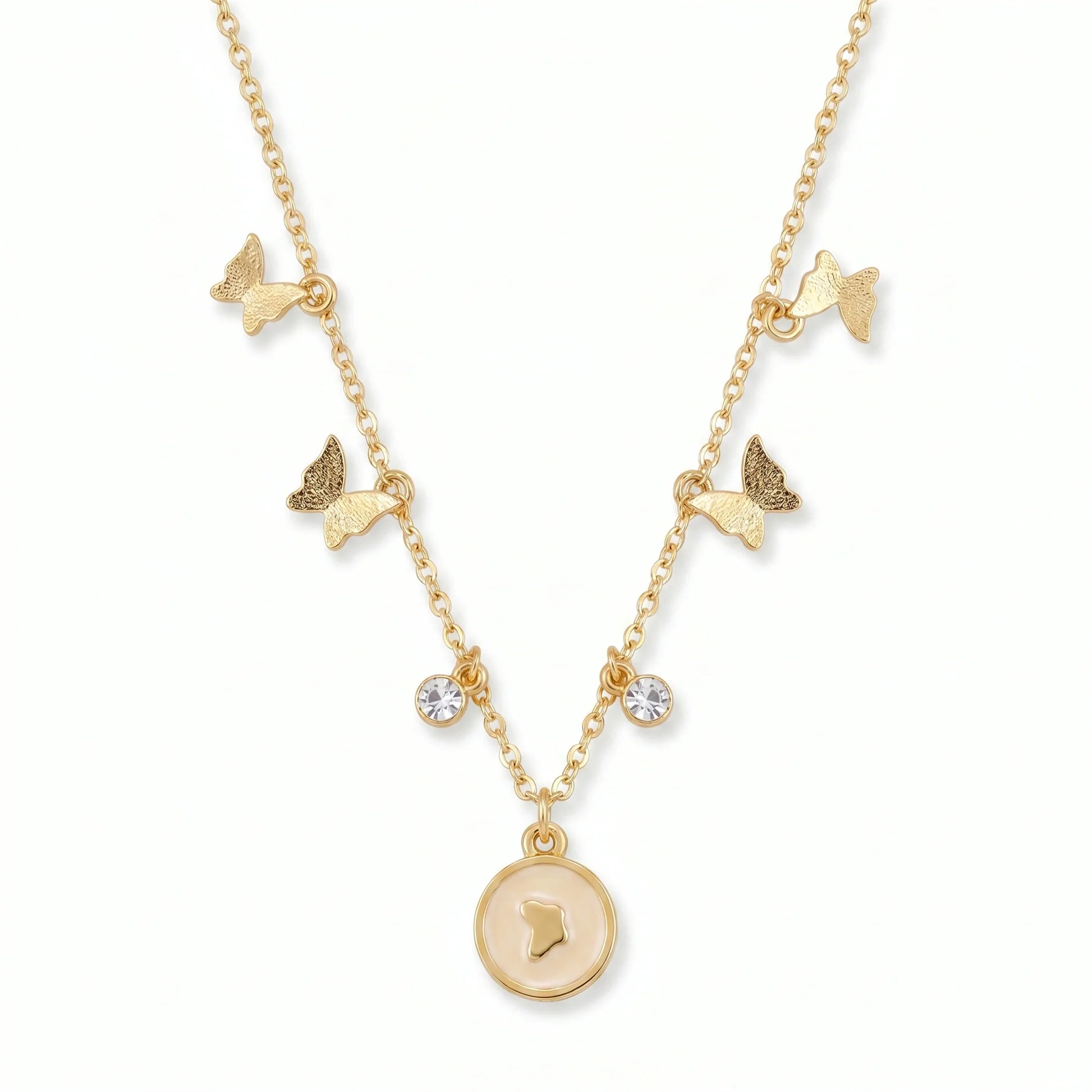 AYMI Necklace Anti-Tarnish Gold Plated Minimalist Set