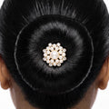 AYMI Bun Pin Anti-Tarnish Pearl
Crystal Cluster